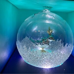 Authentic brand new absolutely stunning Tiffany three ornament or Christmas gift